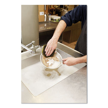 Scotch-Brite™ Dual Purpose Scour Pad, 5 X 5, Green-yellow, 15-carton freeshipping - TVN Wholesale